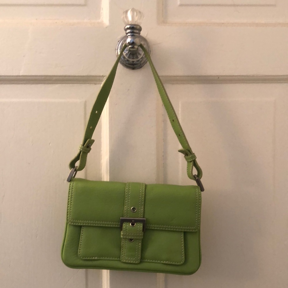 Small, bright, spring rain, Talbots leather handbag purse